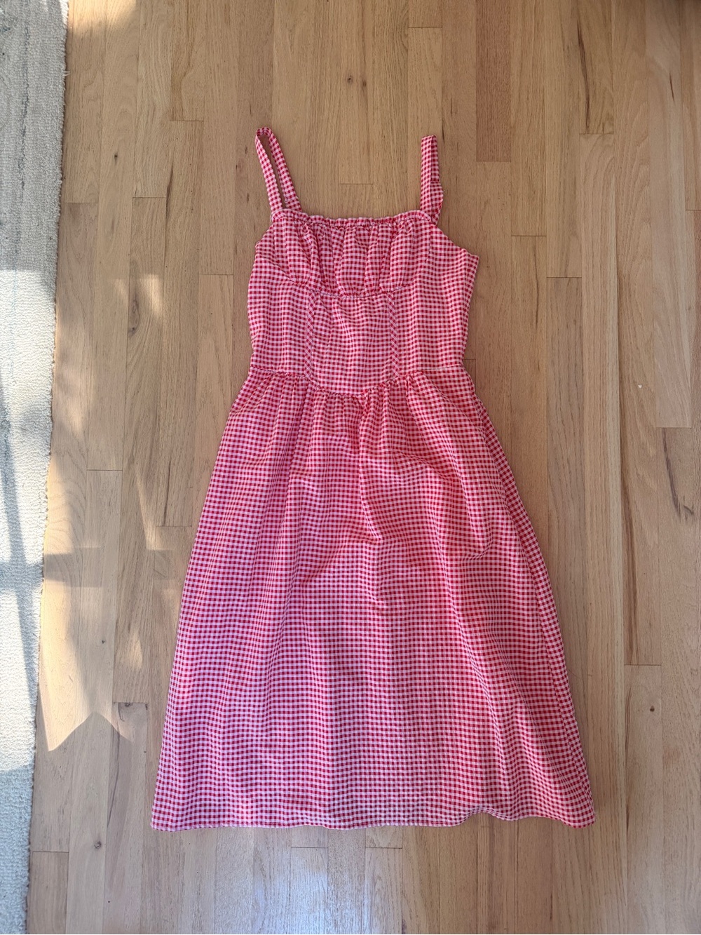 wild fable Milkmaid Midi A-Line Dress